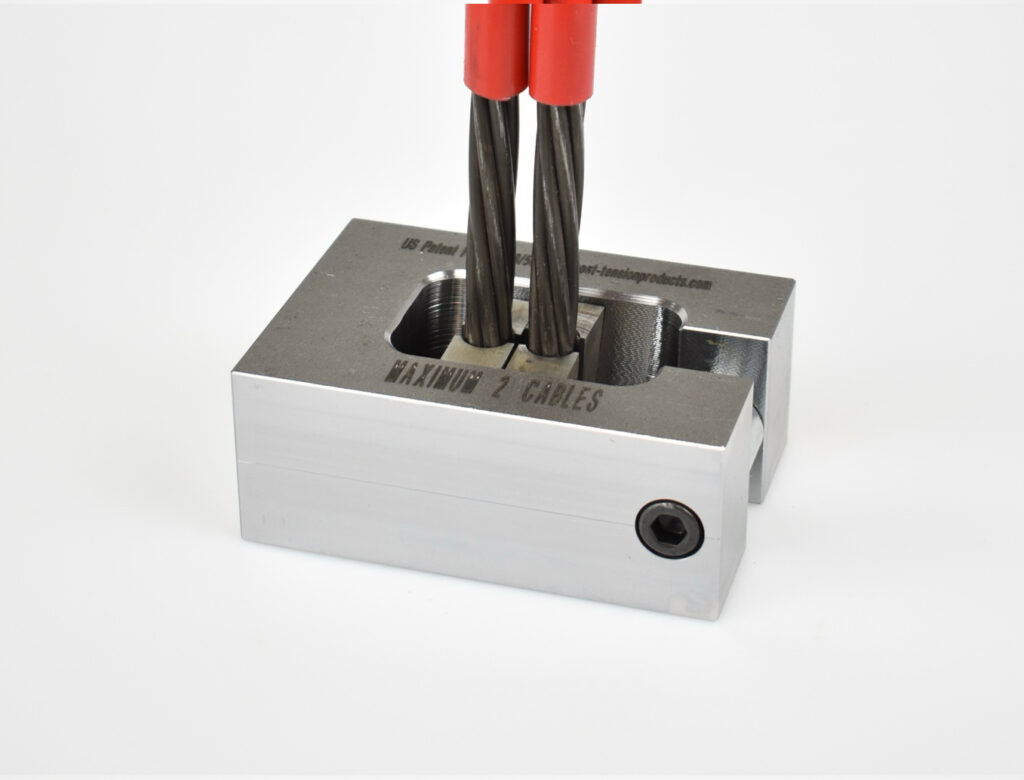 The Flat Wedge Lock-Off anchors are available in several different configurations