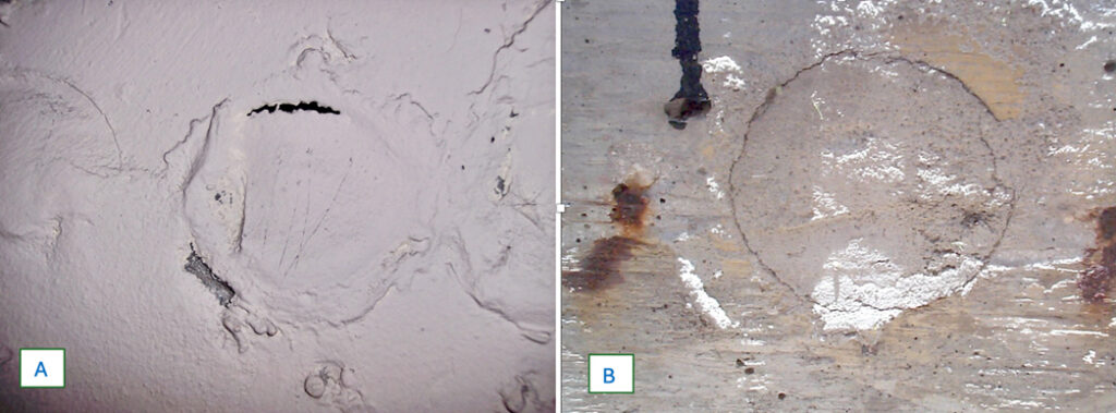 4A-Void-located-at-the-top-of-the-stressing-anchor-pocket_4B-Drying-shrinkage-cracks-in-grout