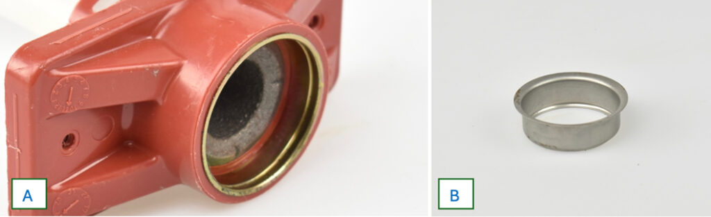 5A-Encapsulated anchor with burn ring installed_5B-Replacement burn ring